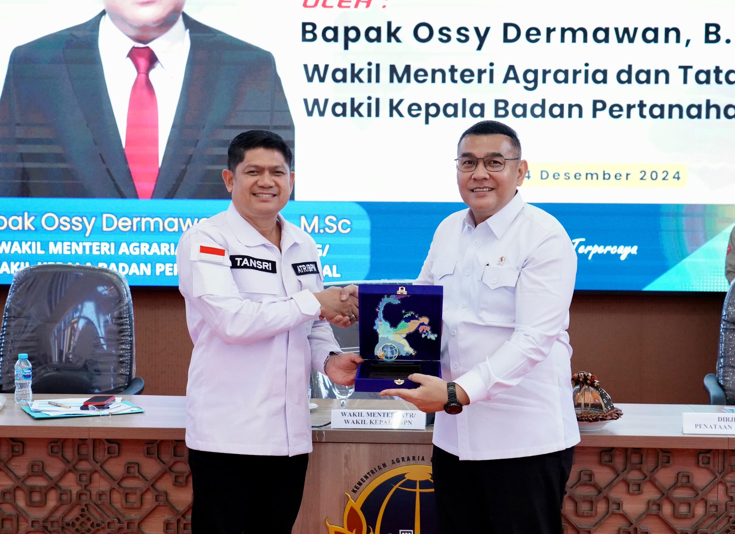 Kunjungi Kanwil BPN Provinsi Sulteng, Wamen ATR/Waka BPN Sampaikan Solusi Percepatan Layanan Pertanahan