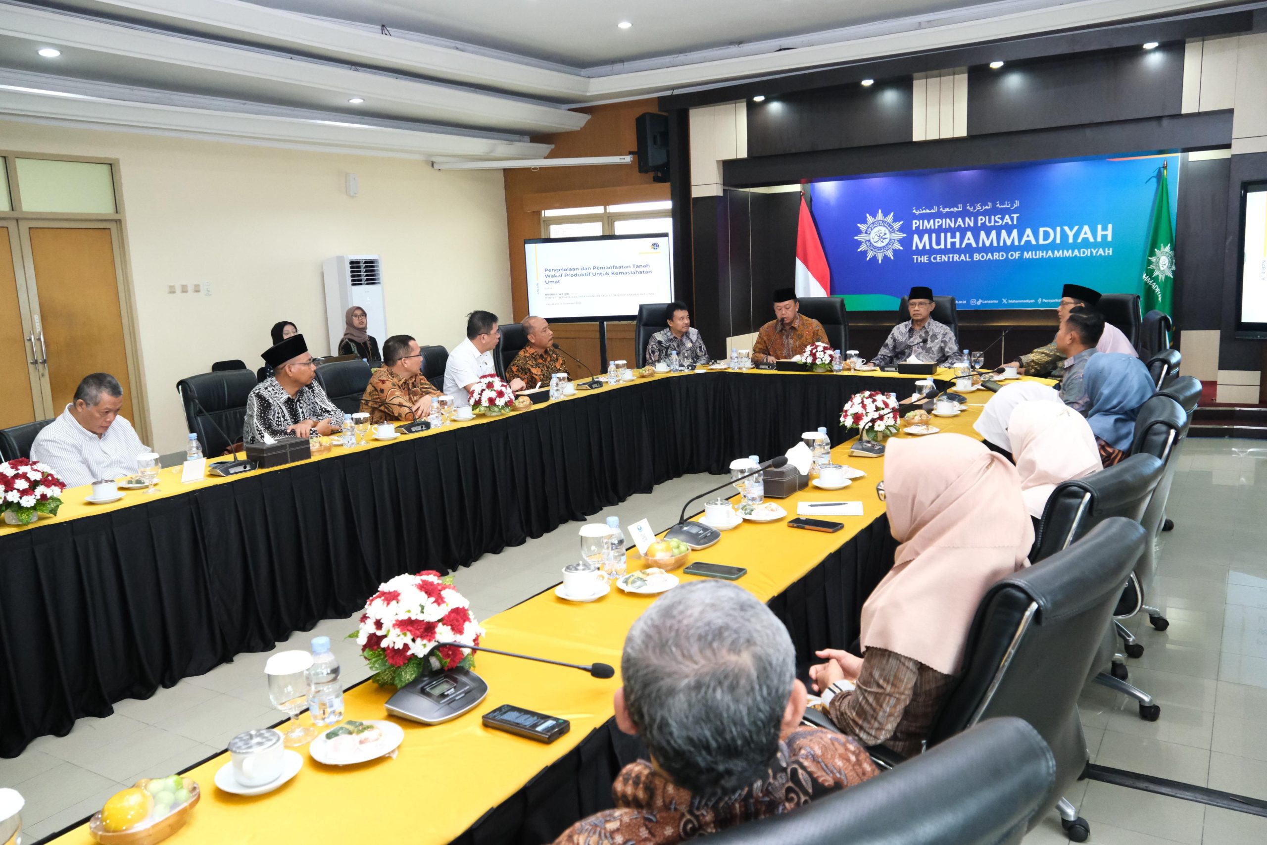 Silaturahmi Strategis Menteri ATR/Kepala BPN dengan Ketua Umum Muhammadiyah, Bahas Legalisasi Aset dan Pemanfaatannya